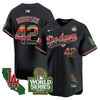 Men's Dodgers Mexico 2024 World Series Vapor Premier Limited Jersey V2 - All Stitched