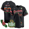 Men's Dodgers Mexico 2024 World Series Vapor Premier Limited Jersey V2 - All Stitched