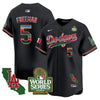 Men's Dodgers Mexico 2024 World Series Vapor Premier Limited Jersey V2 - All Stitched