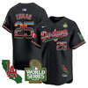 Men's Dodgers Mexico 2024 World Series Vapor Premier Limited Jersey V2 - All Stitched