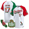Men's Dodgers Mexico 2024 World Series Vapor Premier Limited Jersey V2 - All Stitched