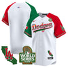 Men's Dodgers Mexico 2024 World Series Vapor Premier Limited Jersey V2 - All Stitched