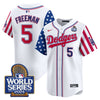Men's Dodgers American Style 2024 World Series Vapor Premier Limited Jersey V2 - All Stitched