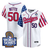 Men's Dodgers American Style 2024 World Series Vapor Premier Limited Jersey V2 - All Stitched