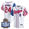 Men's Dodgers American Style 2024 World Series Vapor Premier Limited Jersey V2 - All Stitched