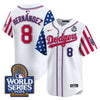 Men's Dodgers American Style 2024 World Series Vapor Premier Limited Jersey V2 - All Stitched