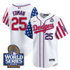 Men's Dodgers American Style 2024 World Series Vapor Premier Limited Jersey V2 - All Stitched