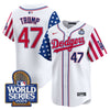 Men's Dodgers American Style 2024 World Series Vapor Premier Limited Jersey V2 - All Stitched