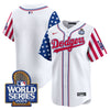 Men's Dodgers American Style 2024 World Series Vapor Premier Limited Jersey V2 - All Stitched