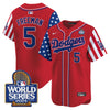 Men's Dodgers American Style 2024 World Series Vapor Premier Limited Jersey V2 - All Stitched