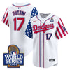 Men's Dodgers American Style 2024 World Series Vapor Premier Limited Jersey V2 - All Stitched