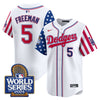 Men's Dodgers American Style 2024 World Series Vapor Premier Limited Jersey - All Stitched