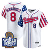 Men's Dodgers American Style 2024 World Series Vapor Premier Limited Jersey - All Stitched