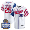 Men's Dodgers American Style 2024 World Series Vapor Premier Limited Jersey - All Stitched