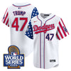 Men's Dodgers American Style 2024 World Series Vapor Premier Limited Jersey - All Stitched