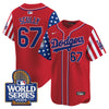 Men's Dodgers American Style 2024 World Series Vapor Premier Limited Jersey - All Stitched
