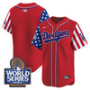 Men's Dodgers American Style 2024 World Series Vapor Premier Limited Jersey - All Stitched