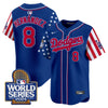 Men's Dodgers American Style 2024 World Series Vapor Premier Limited Jersey - All Stitched