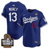 Men's Dodgers 2024 World Series Vapor Premier Limited Jersey V2 - All Stitched