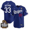 Men's Dodgers 2024 World Series Vapor Premier Limited Jersey V2 - All Stitched
