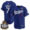 Men's Dodgers 2024 World Series Vapor Premier Limited Jersey V2 - All Stitched