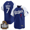 Men's Dodgers 2024 World Series Vapor Premier Limited Jersey V2 - All Stitched