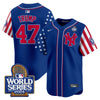 Men's Yankees American Style 2024 World Series Vapor Premier Limited Jersey V2 - All Stitched