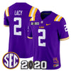 Men's LSU Tigers 2020 National Champions Vapor Limited Jersey - All Stitched