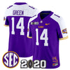 Men's LSU Tigers 2020 National Champions Vapor Limited Jersey - All Stitched
