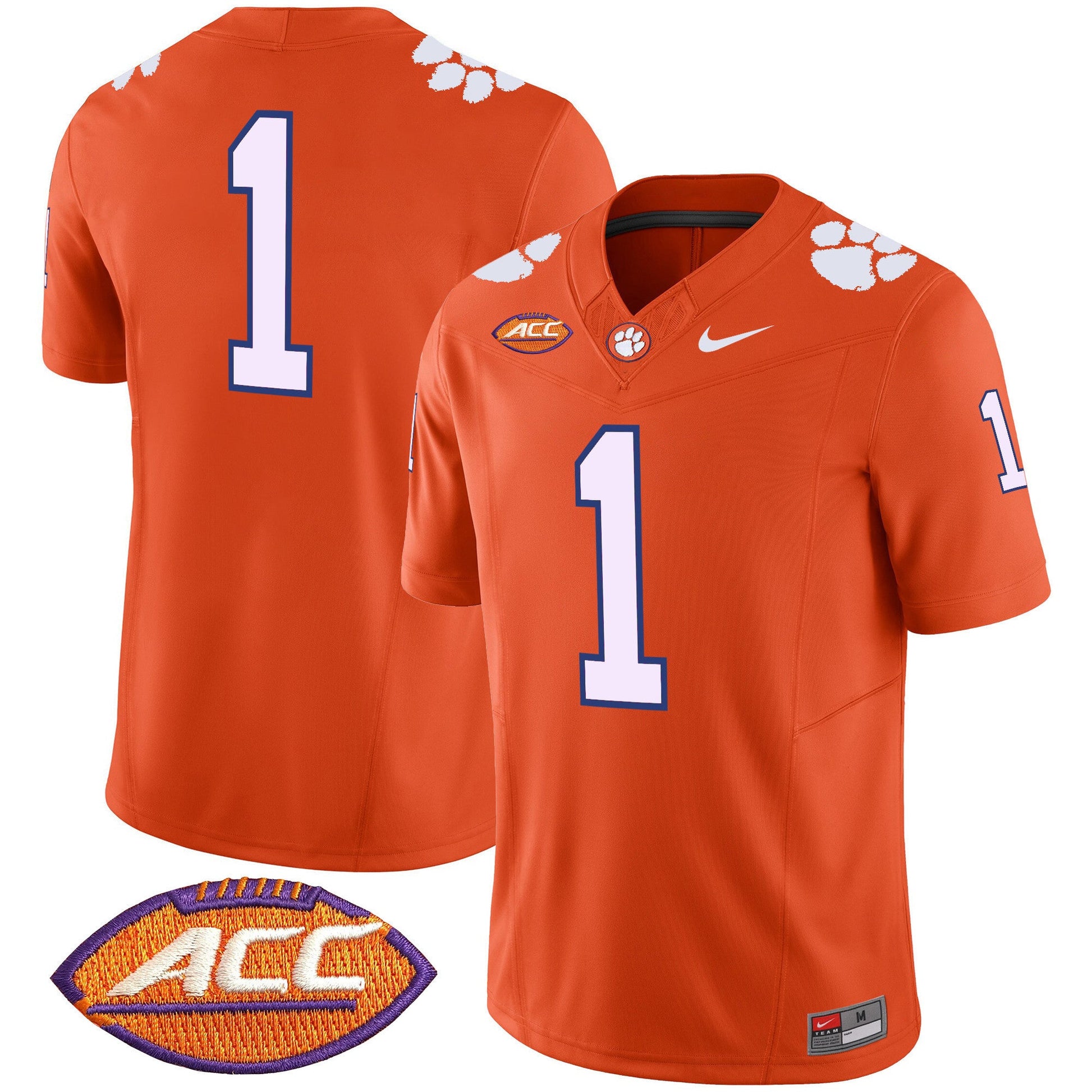 Men's Clemson Tigers 2025 Vapor Limited Jersey - All Stitched