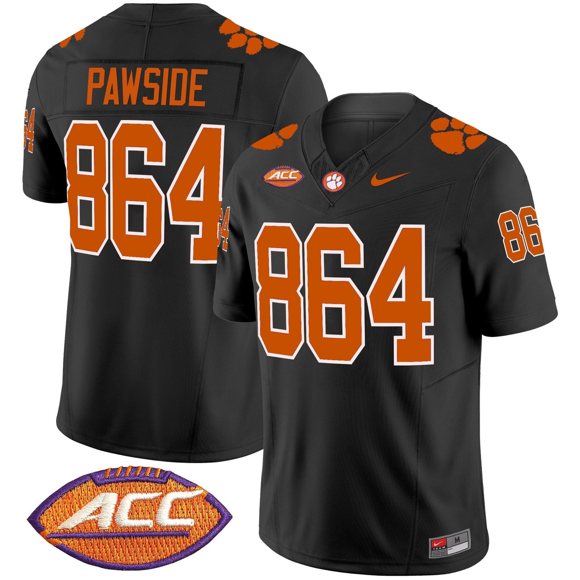 Men's Clemson Tigers 2025 Vapor Limited Jersey - All Stitched