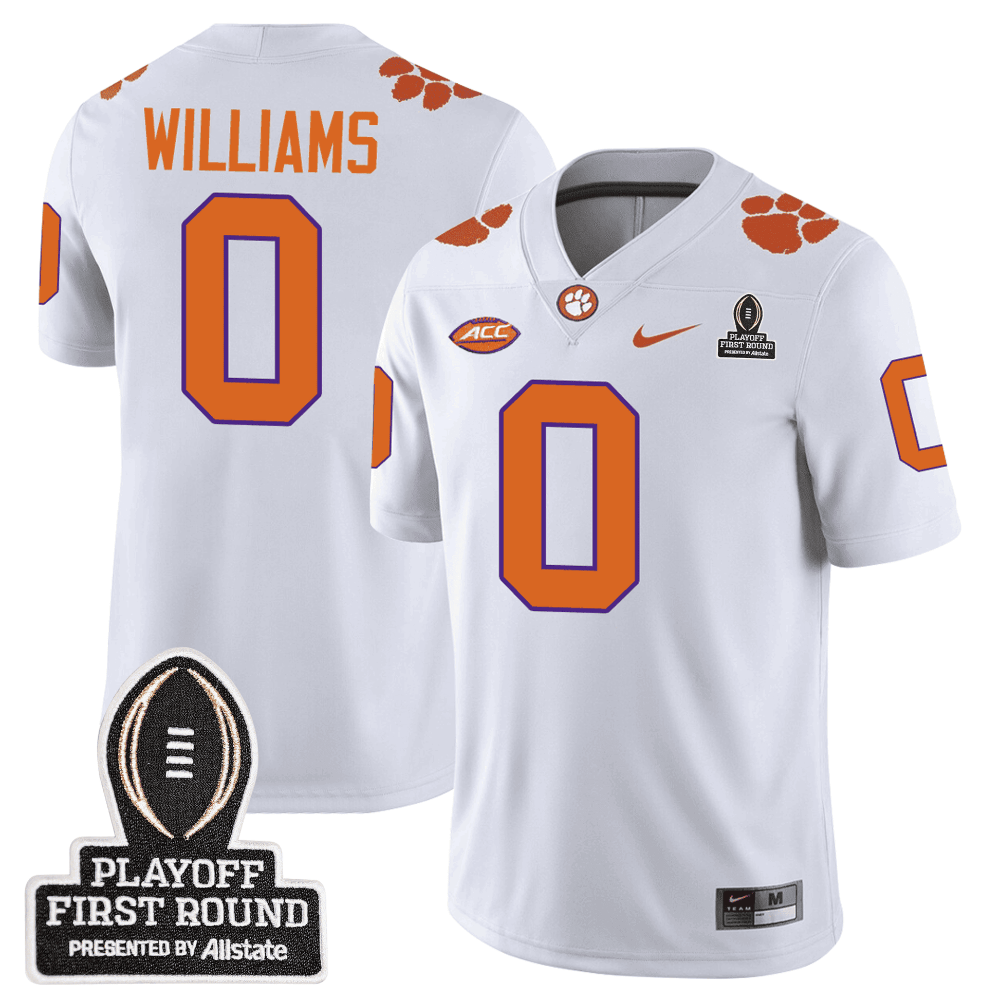 Men's Clemson Tigers 24/25 Jersey - CFP First Round Patch