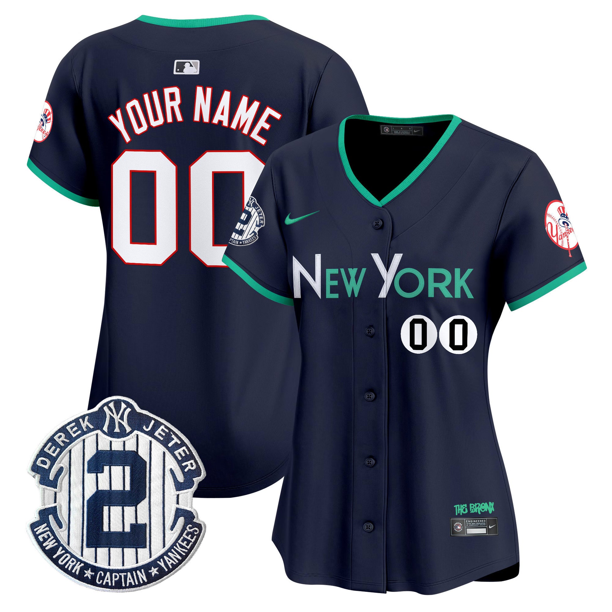New York Yankees City Connect Vapor Premier Limited Custom Jersey - All Stitched