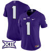 Women's TCU Horned Frogs 2024 Vapor Limited Jersey - All stitched