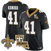 Saints Vapor Limited Jersey - New Orleans Patch - All Stitched