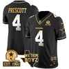Cowboys Est. 1960 & We Dem Boyz Patch Gold Vapor Limited Jersey V2 - All Stitched