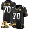 Cowboys Est. 1960 & We Dem Boyz Patch Gold Vapor Limited Jersey V2 - All Stitched