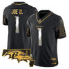 Ravens Maryland Patch Gold Vapor Limited Jersey V2 - All Stitched
