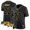 Ravens Maryland Patch Gold Vapor Limited Jersey V2 - All Stitched