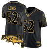 Ravens Maryland Patch Gold Vapor Limited Jersey V2 - All Stitched