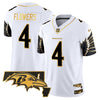Ravens Maryland Patch Gold Vapor Limited Jersey V2 - All Stitched