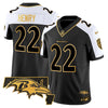 Ravens Maryland Patch Gold Vapor Limited Jersey V2 - All Stitched