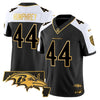 Ravens Maryland Patch Gold Vapor Limited Jersey V2 - All Stitched