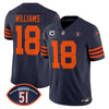 Chicago Bears Dick Butkus Patch Throwback Vapor Limited Jersey - All Stitched