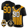 Pittsburgh Steelers Alternate 1933 Throwback Limited Jersey - All Stitched