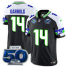 Seattle Seahawks 50th Season Vapor Limited Jersey - All Stitcheds