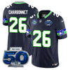 Seattle Seahawks 50th Season Vapor Limited Jersey - All Stitcheds