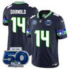 Seattle Seahawks 50th Season Vapor Limited Jersey - All Stitcheds