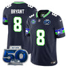 Seattle Seahawks 50th Season Vapor Limited Jersey - All Stitcheds
