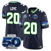 Seattle Seahawks 50th Season Vapor Limited Jersey - All Stitcheds